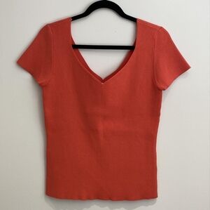 2/$20 ✨Joe Fresh Ribbed V-Nevk Tee